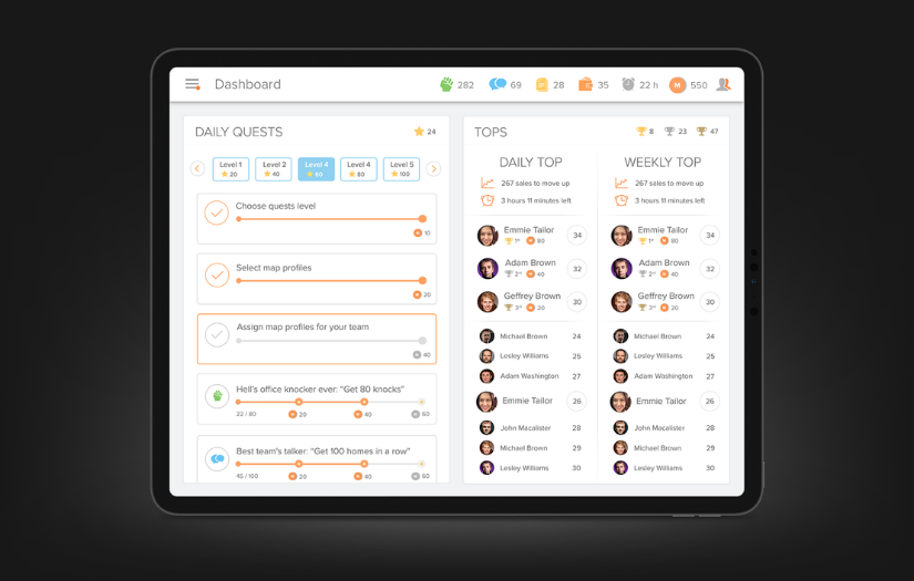 Enhanced ERP & CRM platform for Sales Representatives screenshot 1
